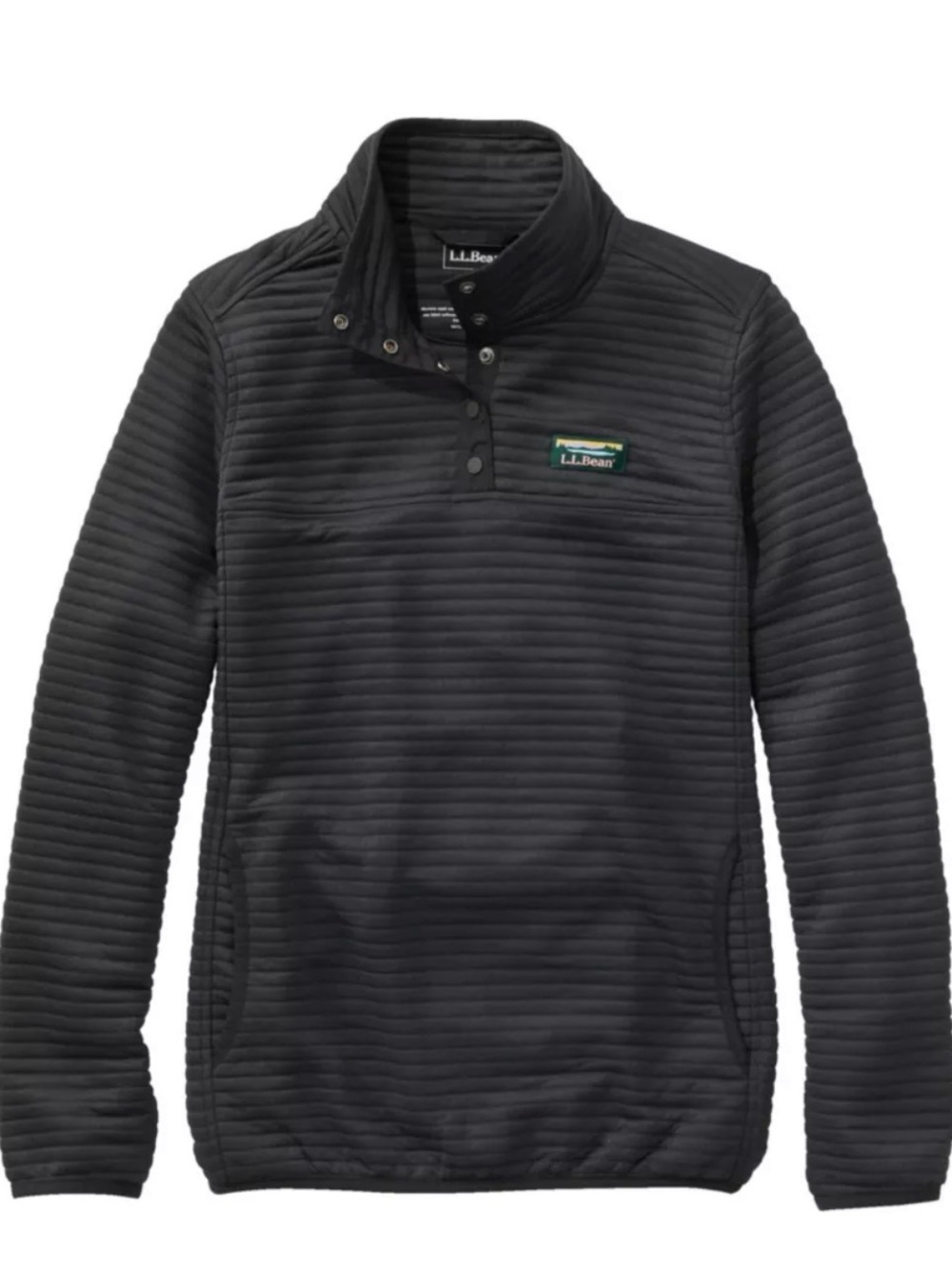 L.L.Bean Charcoal Women's Airlight Knit Pullover